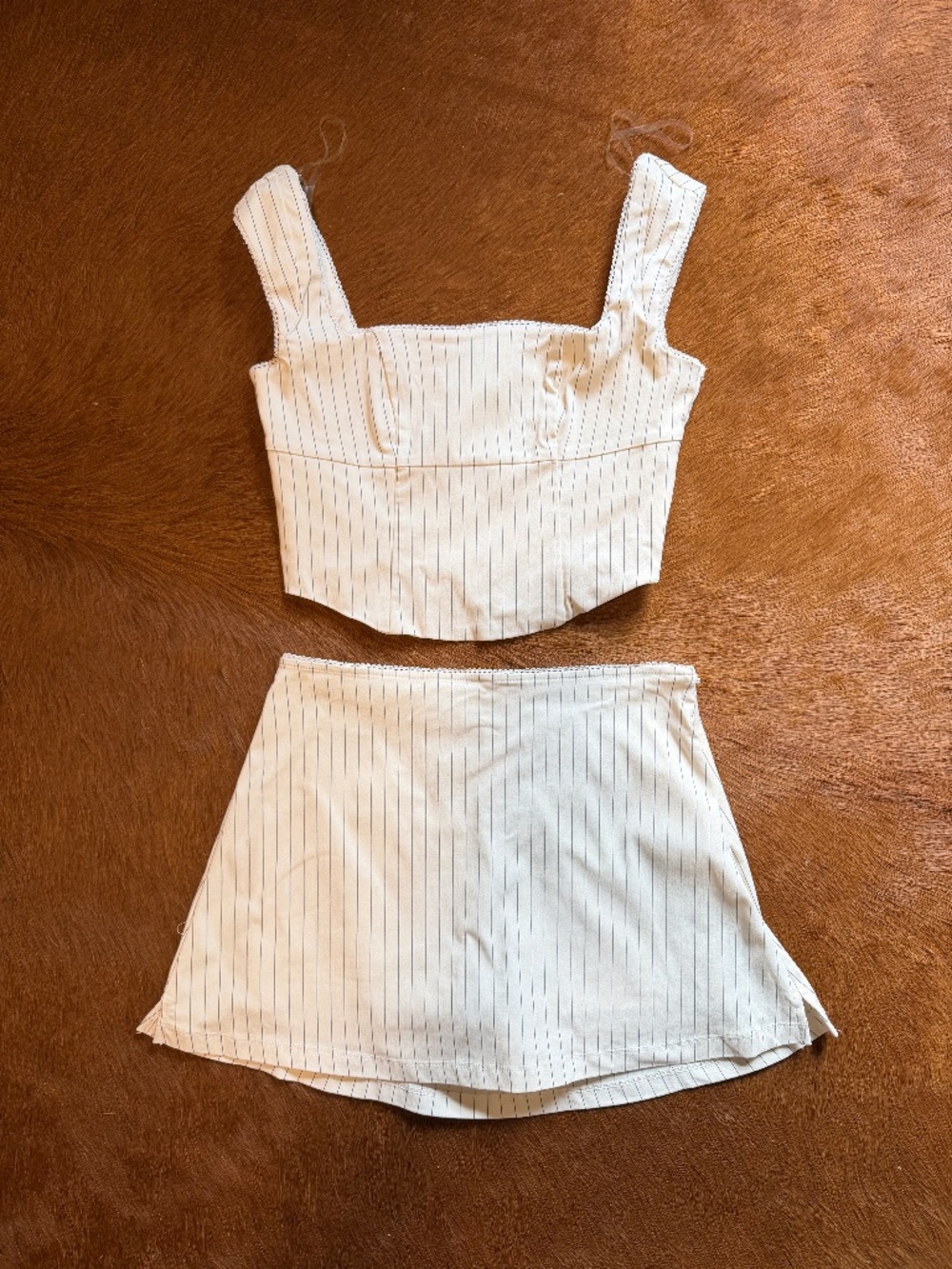 Wild Fable Pinstripe Top and Skort Set (S) | NWT